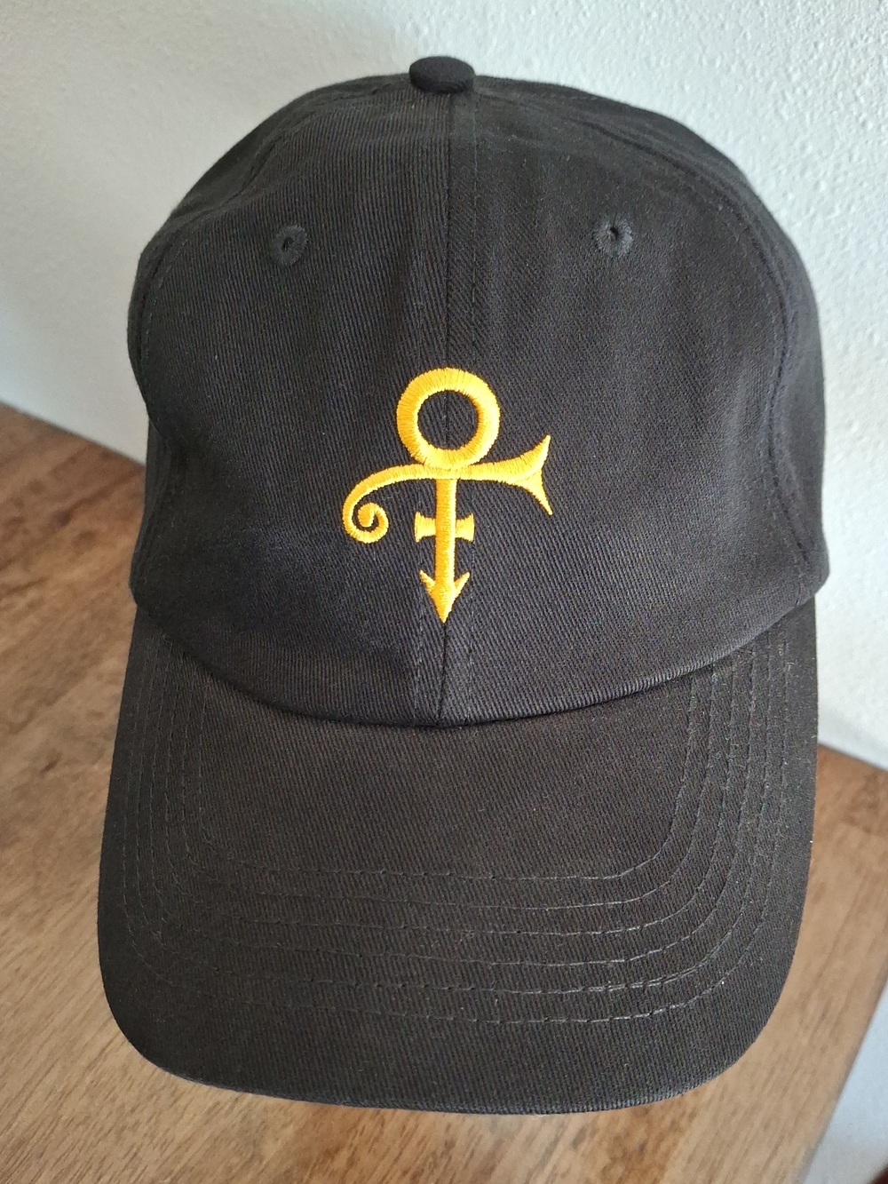 NEW Prince Paisley Park Estate 2018 Black Baseball Cap Gold Symbol Embroidery